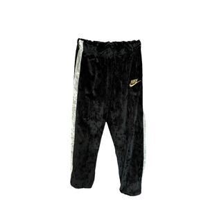Nike Kids M Black Velvet Full Pants Kidcore Whimsi Twee Velvet 5-6 Yrs